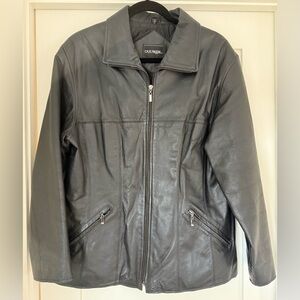 Women’s Black Leather Vintage Jacket